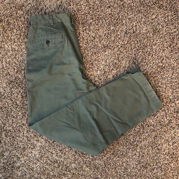 Men’s 33/32 Olive Green Brooks Brothers Chino - Picture 5 of 5
